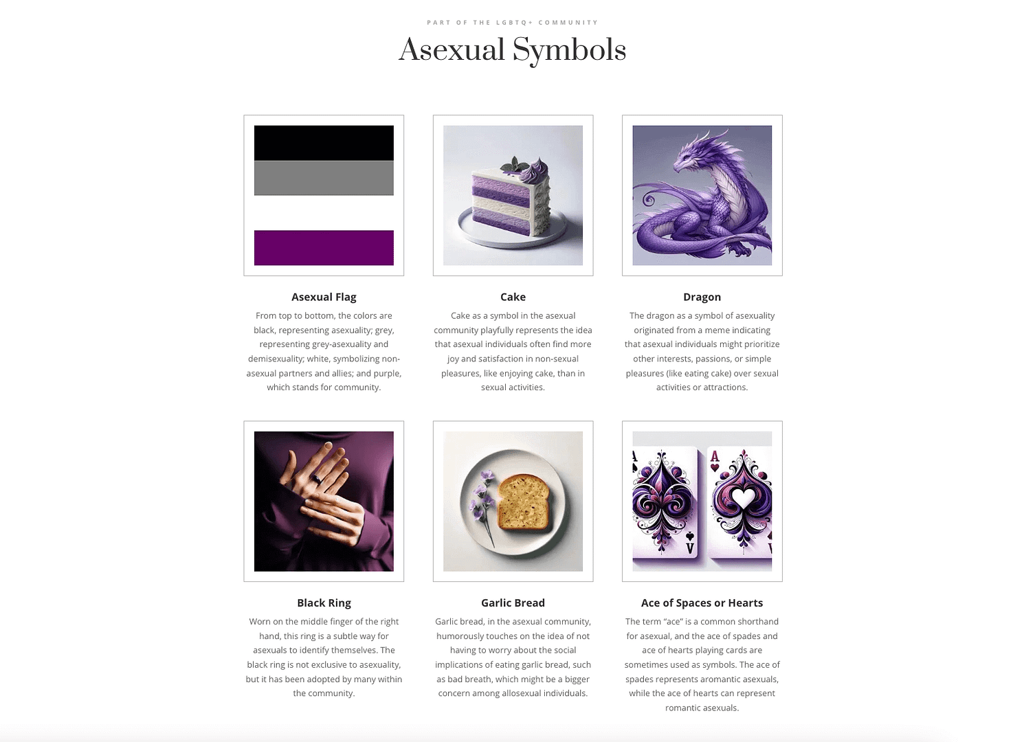 asexuality symbols
